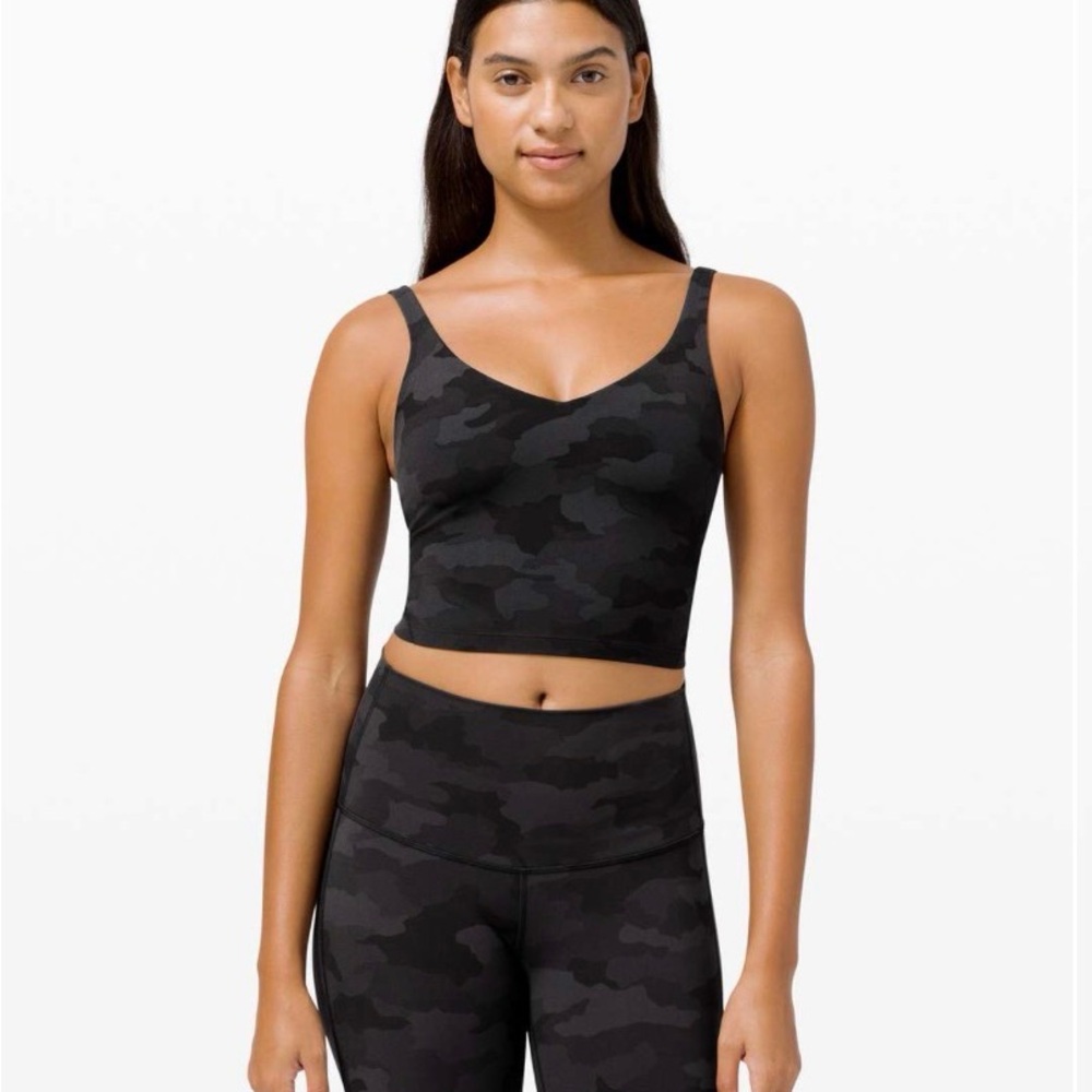 Lululemon Align Tank Size 4 Heritage 365 Camo Deep Coal Multi Nulu
